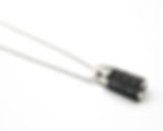 Blunt Holder S Necklace - Sterling Silver