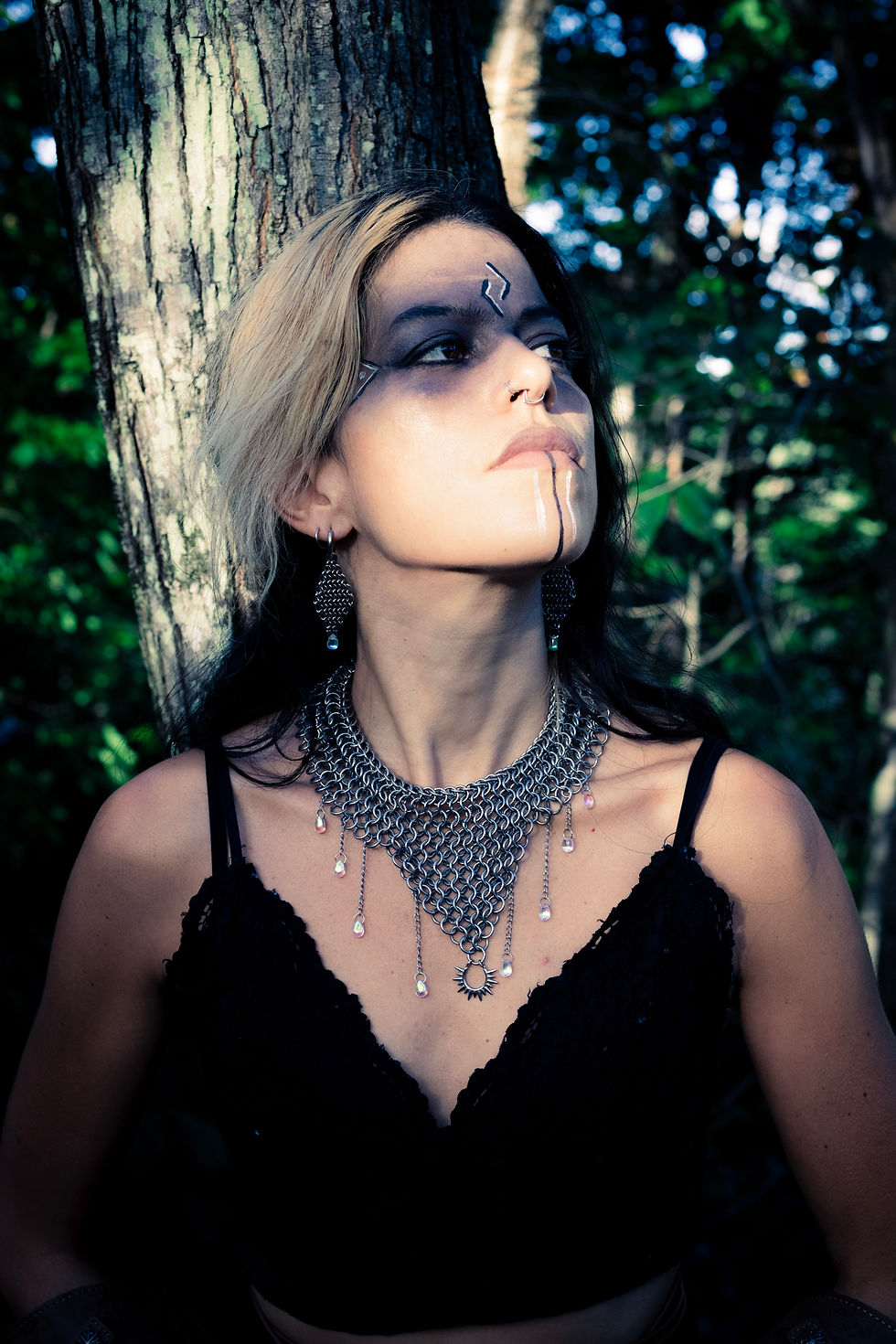 Lagertha chainmail necklace