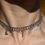 Thumbnail: Chainmail stainless steel choker with moon charms