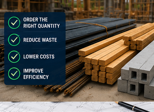 Reduced Material Waste and Better Purchasing Control