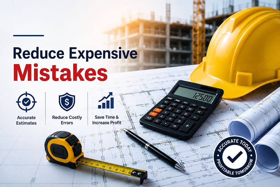 Accurate Quantity Takeoffs Reduce Expensive Mistakes