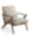 L084557 Sanibel Wood Leather Chair