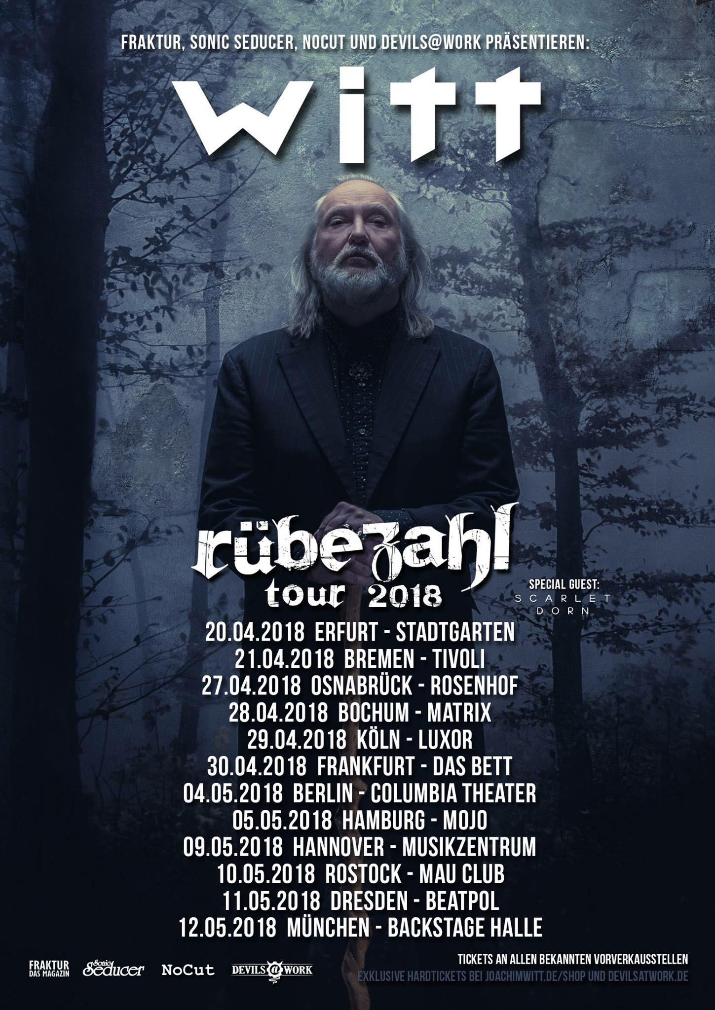 Joachim Witt Rubezahl Tour Matrix Bochum 28 04 2018