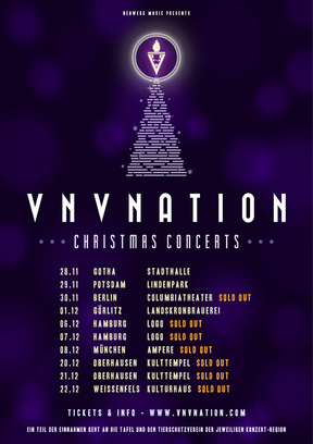 VNV Nation - „Christmas Party"-Tour - Kulttempel, Oberhausen - 20.12.2019