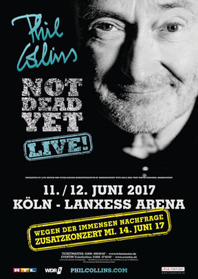 Phil Collins - „Not Dead Yet!"-Tour - Lanxess Arena, Köln - 15.06.2017