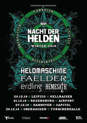 Heldmaschine - „Nacht der Helden" - Turbinenhalle 2, Oberhausen - 29.12.2019