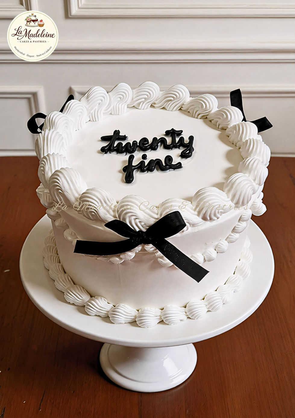 Twenty Fine! Vintage Ribbon Cake