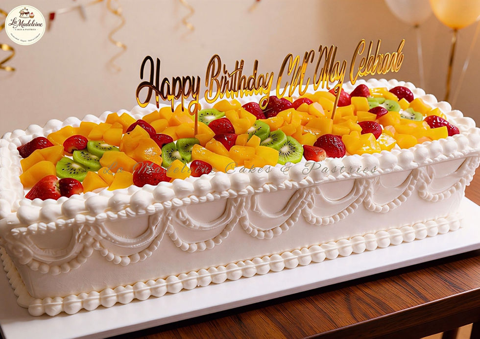 Royal Orchard Fruit Slab Cake