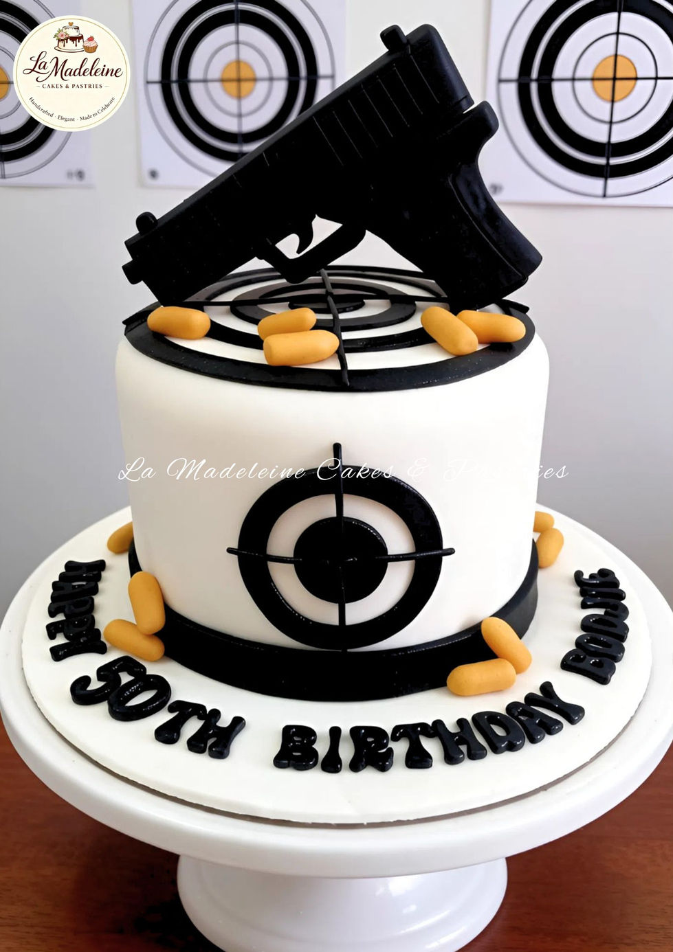 Bullseye at 50 Celebration Cake