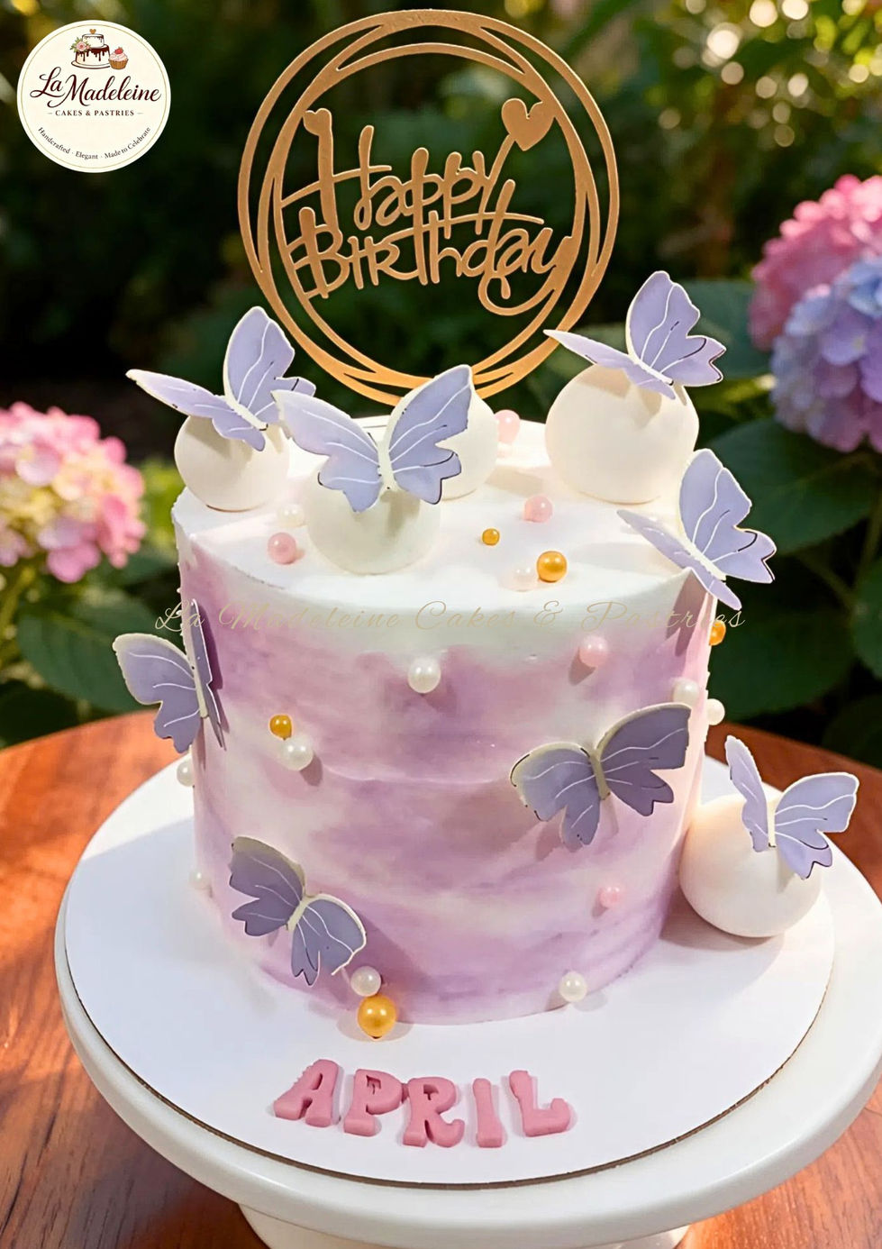Lavender Butterfly Dream Cake