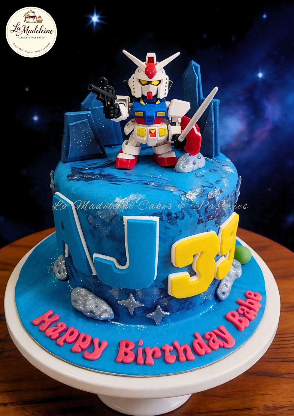 Galaxy Defender Gundam Cake