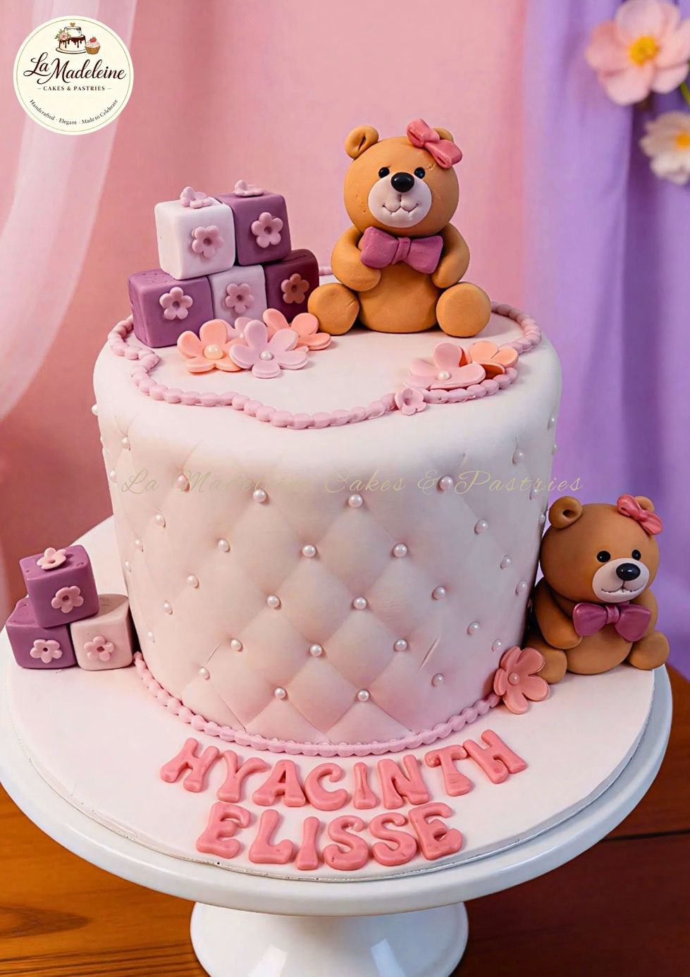 Blush Teddy Baptism Dream