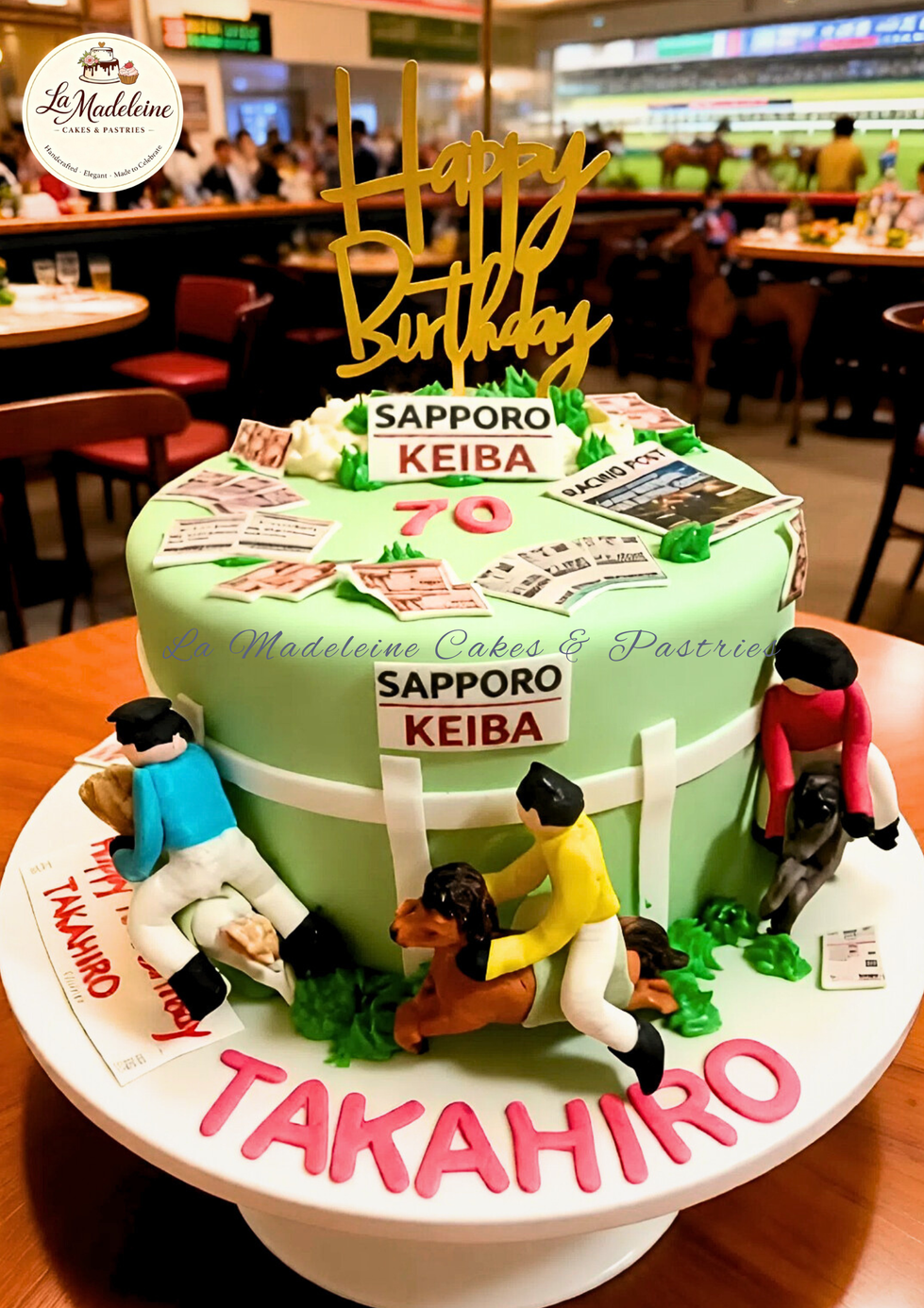 Sapporo Keiba Racing Birthday Cake