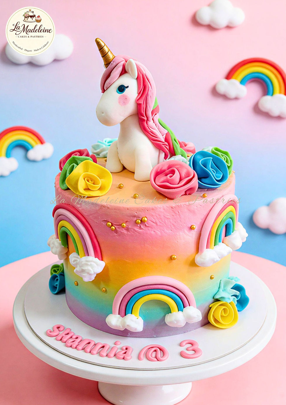 Rainbow Unicorn Dream Cake