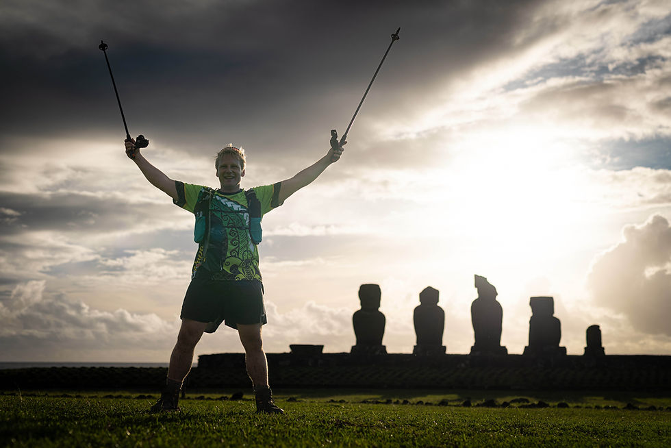 RR CEO celebrates completing the Easter Island adventure challenge