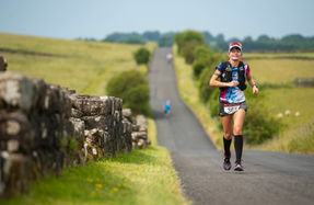 Participant during The Wall Ultramarathon