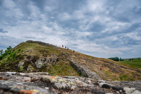 Participants during The Wall Ultramarathon