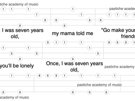 7 Years Ukulele Tabs