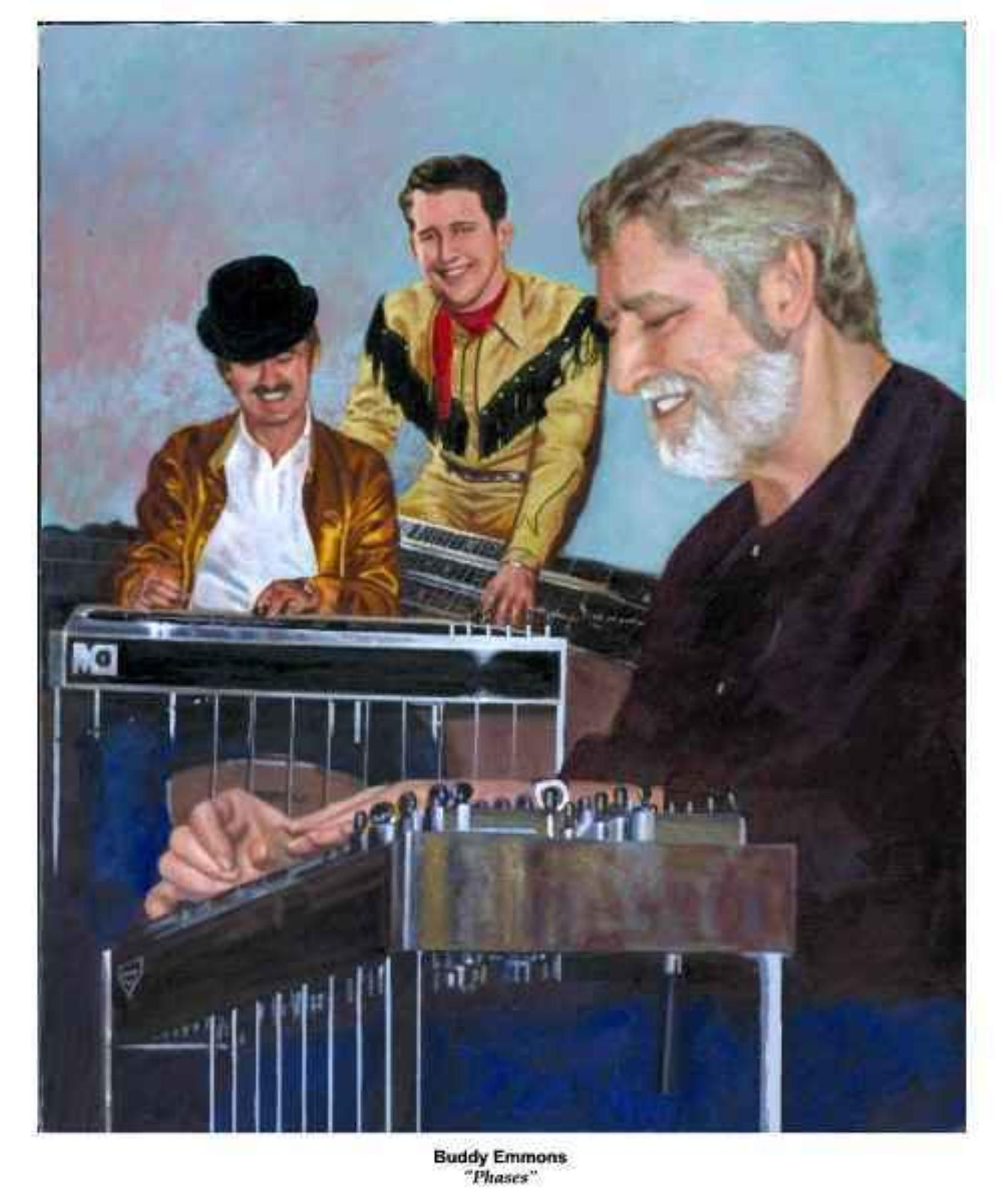 Buddy Emmons “Phases” Lithographed Art Print