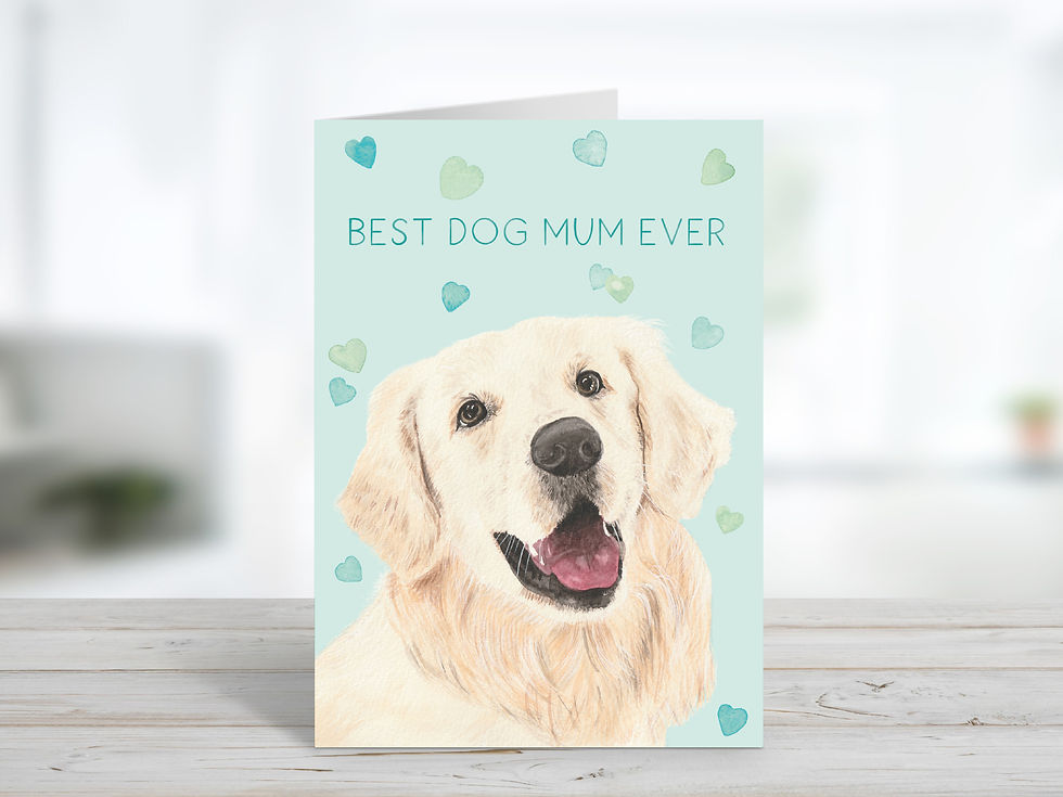 Thumbnail: 'Best Dog Mum Ever' Greeting Card