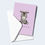 Thumbnail: Pastel purple 'You're the Greatest of All Time' Greeting Card with white envelope at an angle