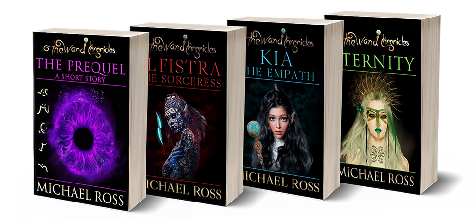 The Wand Chronicles fantasy book series by Michael Ross