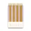 Thumbnail: Large Chunky Notepad - Lilac & Ochre Stripes