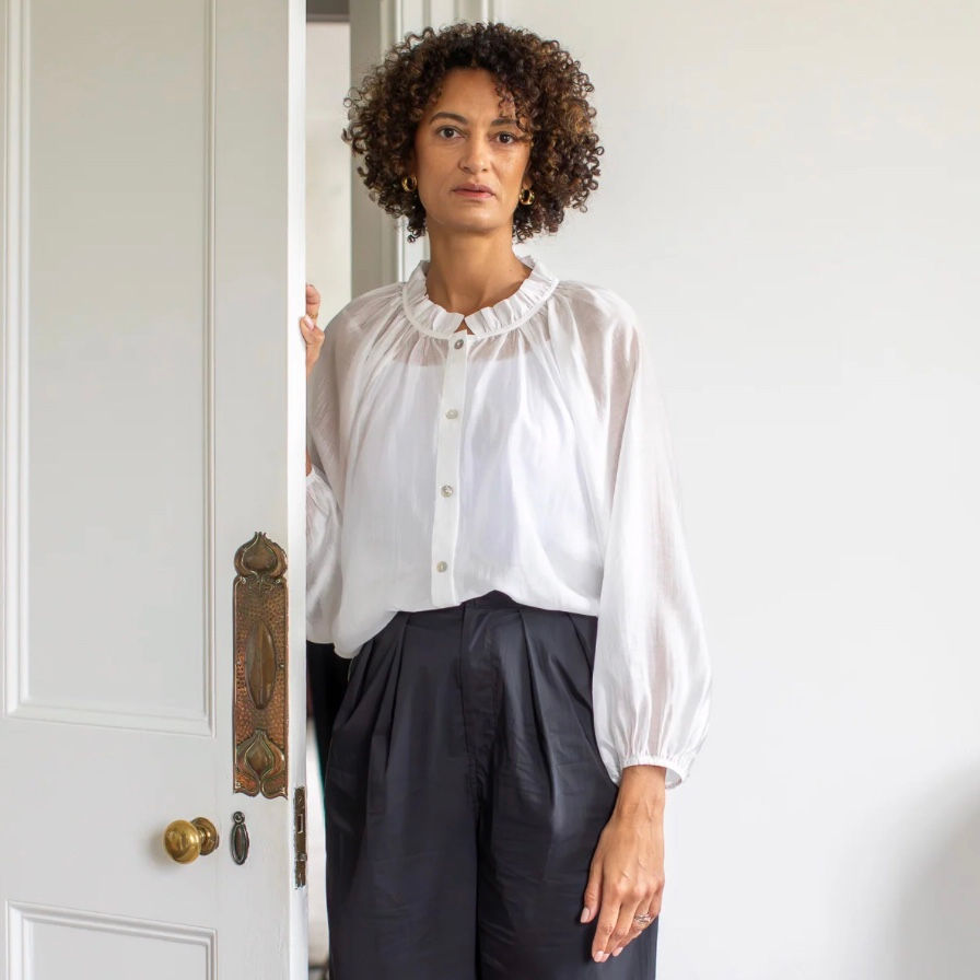 Chalk Michelle Shirt - White