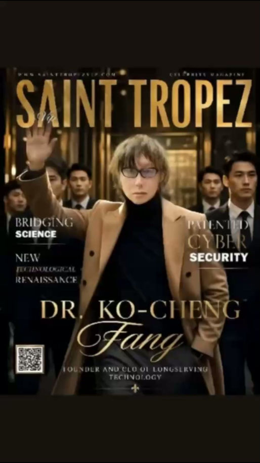 Dr. Ko-Cheng Fang, President of Longselin Technology, Featured on the Cover of 《Saint Tropez》 International Magazine