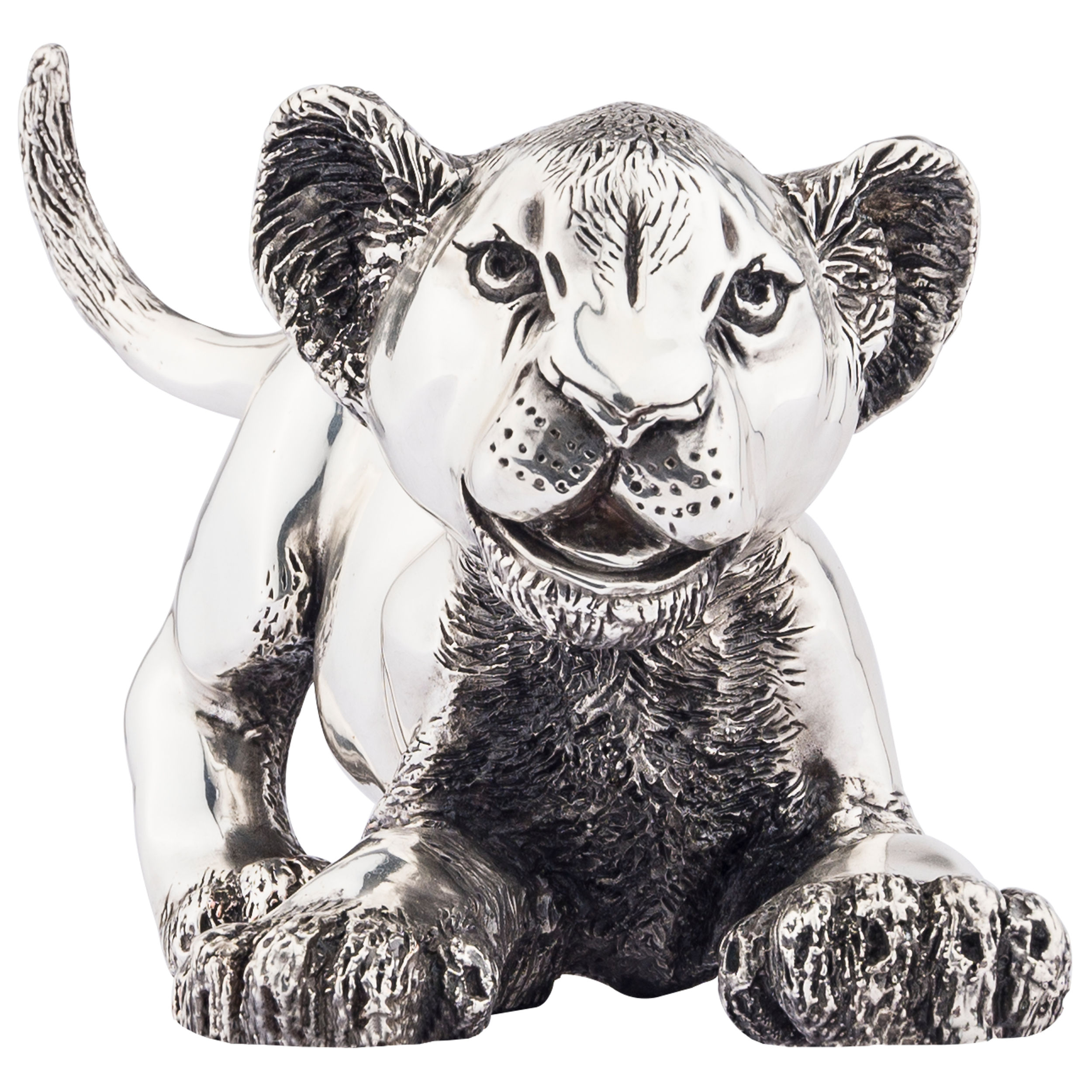 Lion Cub Sculpture