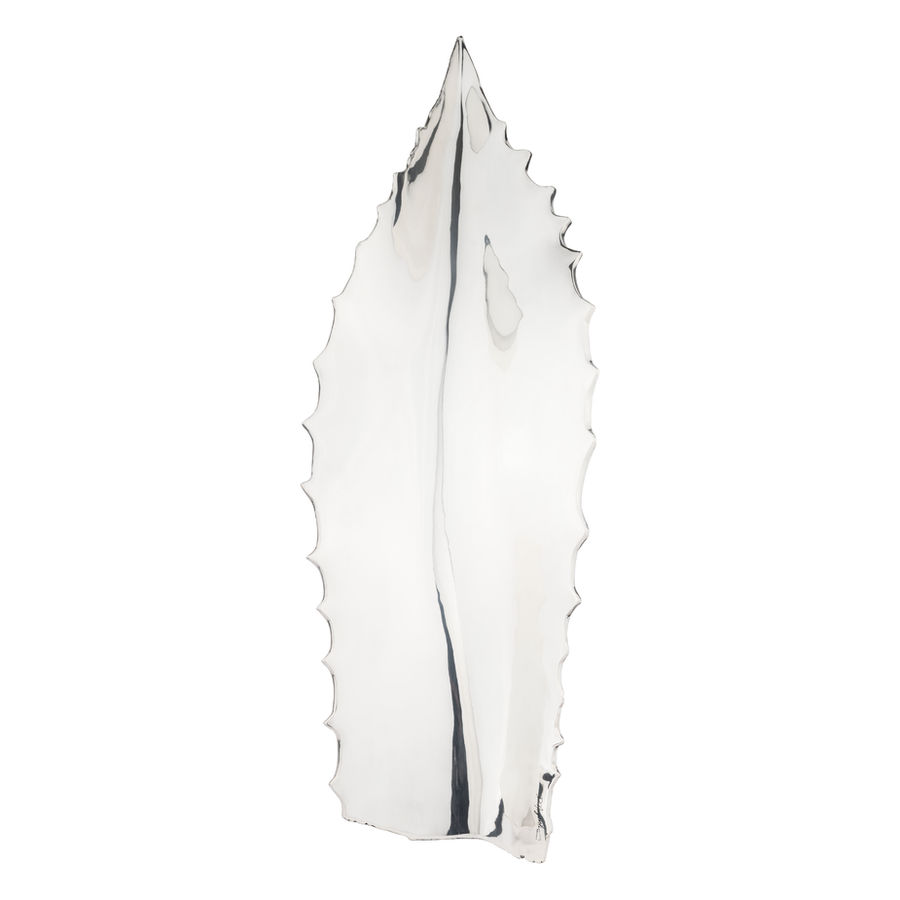 Centre de table en argent à feuille d’agave