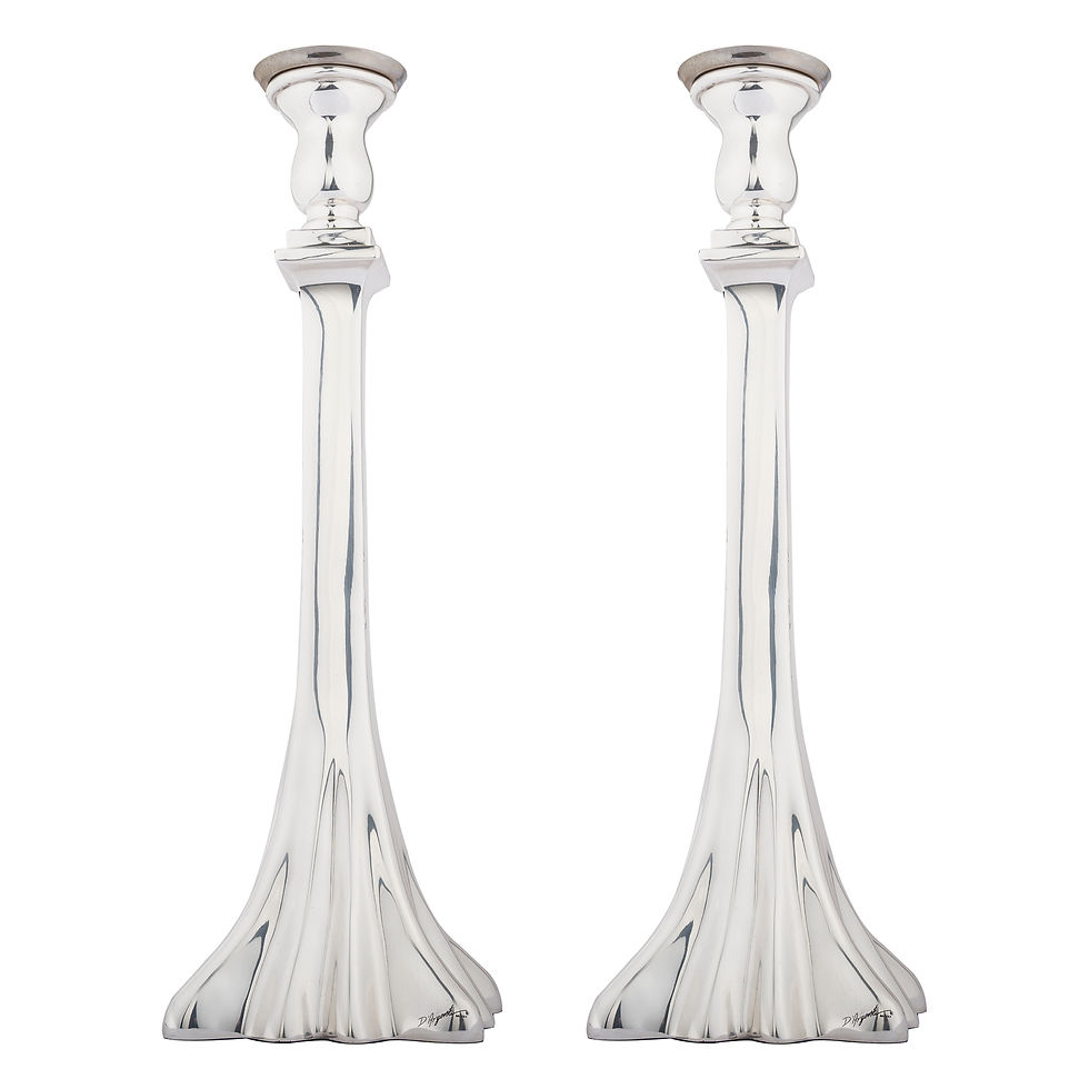 Miniatura: Candelabro de Plata Art Nouveau