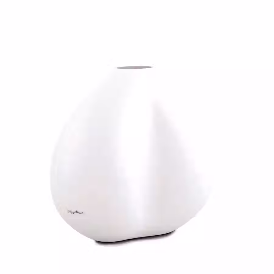 Blobware I White Vase