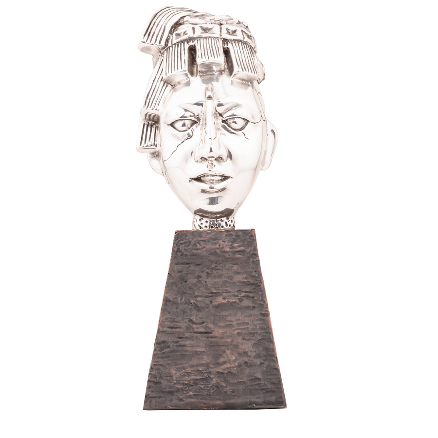 Réplica de la Escultura de la Cabeza de Pakal de K'ínich Janaab