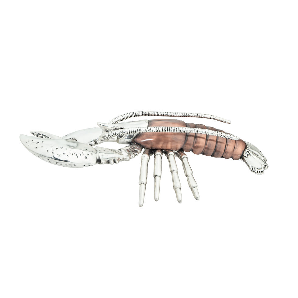 Thumbnail: Silver Maine Lobster Statue