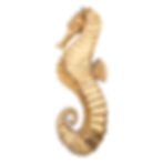 Прев'ю: Gold seahorse wall decor