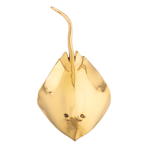 Mantarraya Chica Oro 24K para Pared