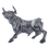 Thumbnail: Charging metallic bull statue