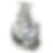 Thumbnail: Silver tiger sculpture, rear view, DArgenta