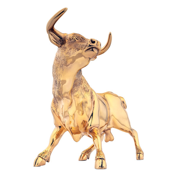 Toro en Oro de 24K