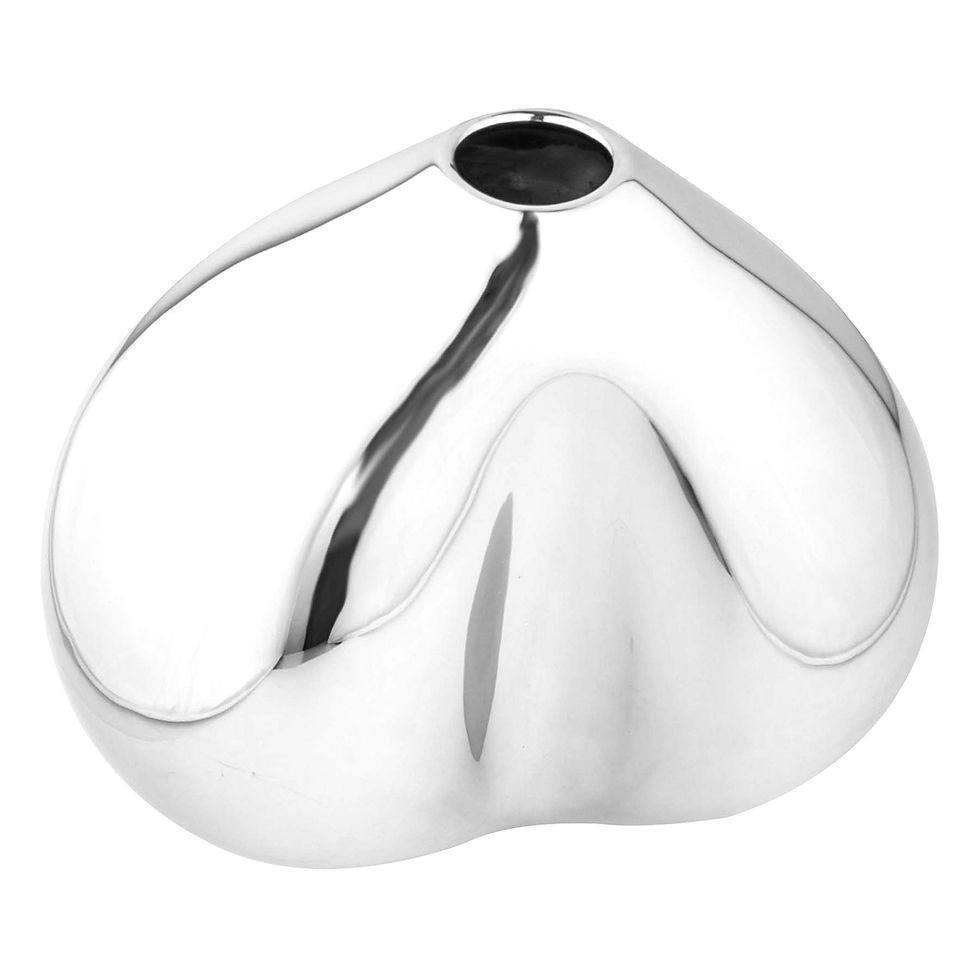 Miniature : Heart-shaped silver vase