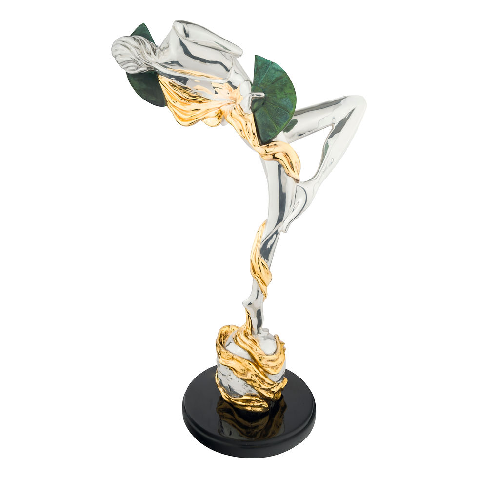 Thumbnail: Sculpture Woman Dancing with Fans - Mysterious