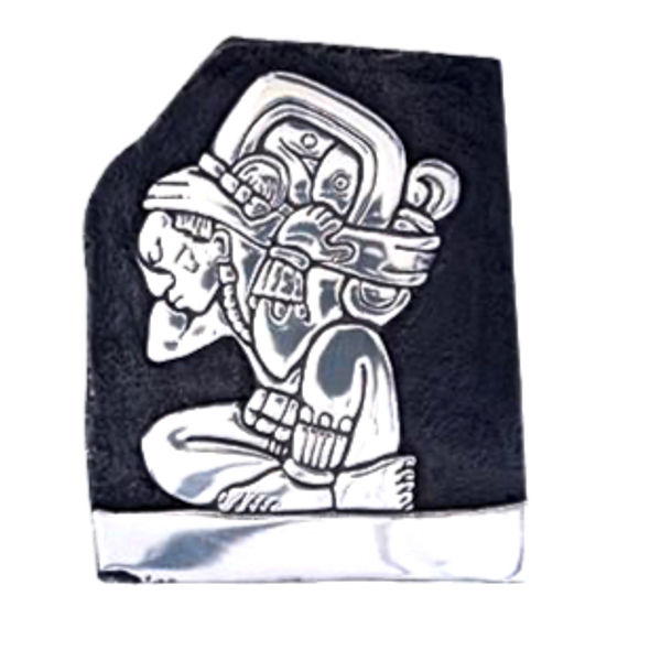 Relieve de Plata de Trabajo del plebeyo Maya