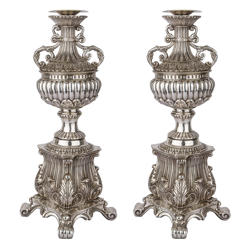 Thumbnail: Assa Silver Candle Holder