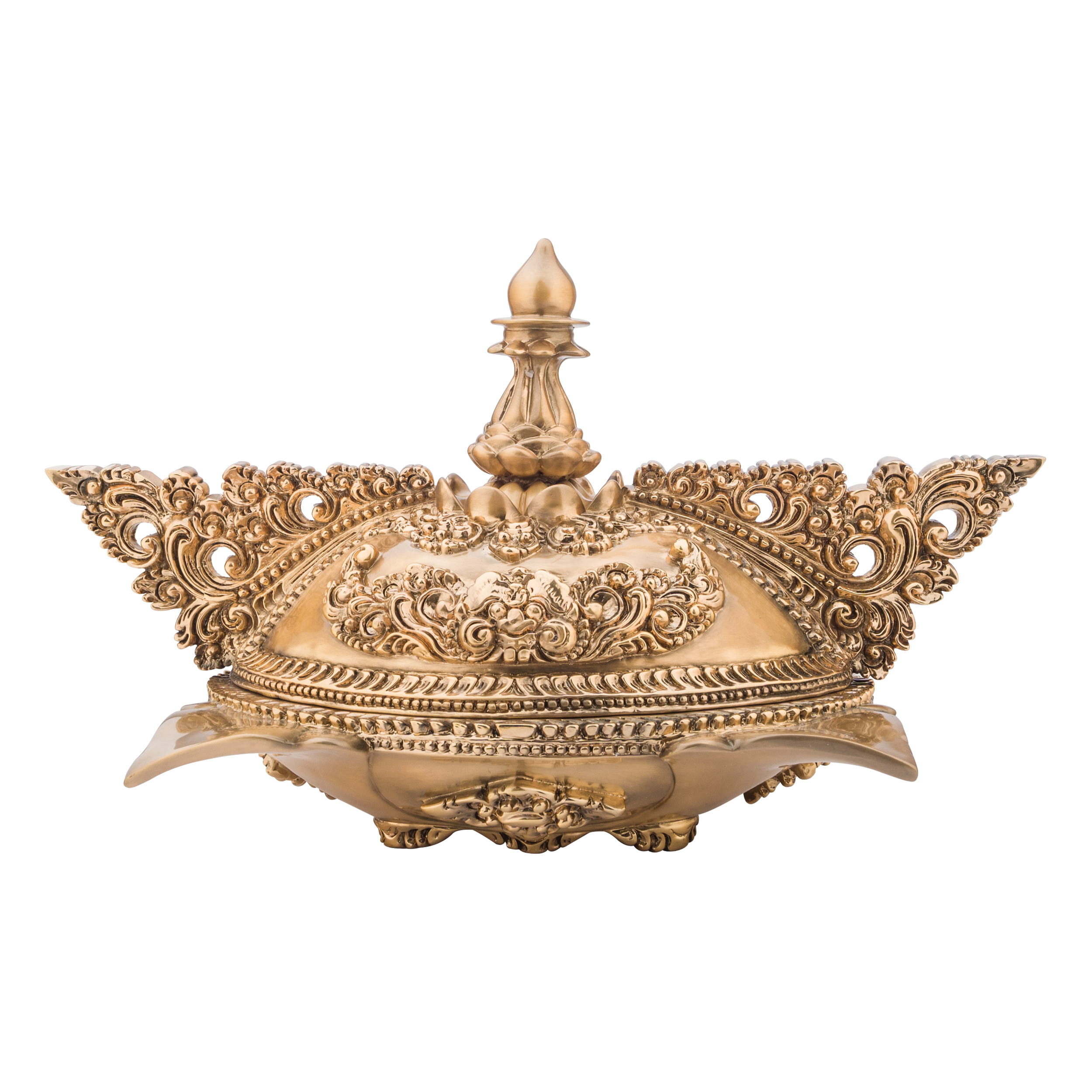 Imperial Gold Large Oval Jewelry Box