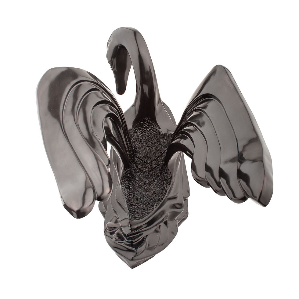 Miniatura: Escultura de Cisne Negro