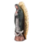 Miniatura: Estatua de la Virgen De Guadalupe en Plata con Oro 24K