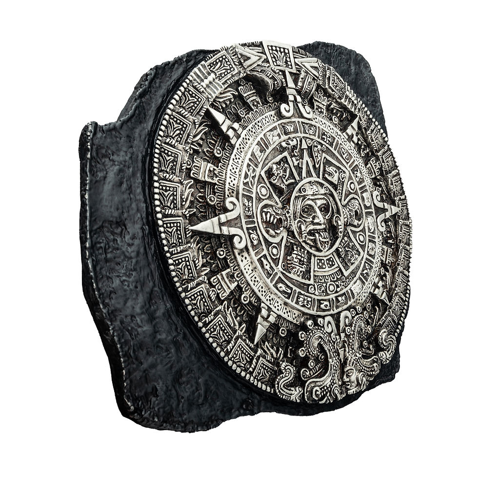 Aztec calendar stone replica wall decor