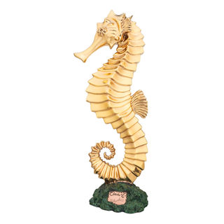 Caballito de mar en Oro 24K