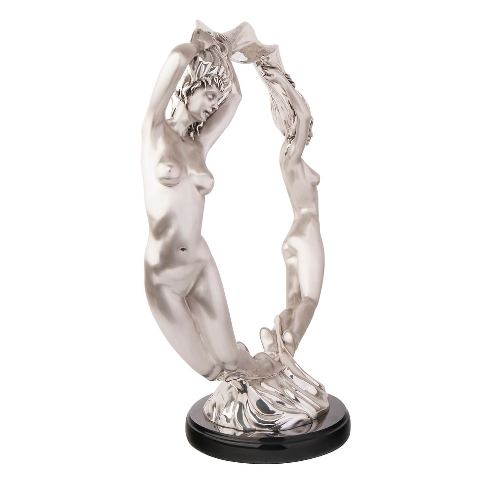 Miniatura: Sublimación. Escultura de Mujer de Plata